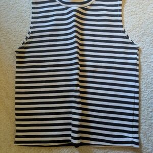 90s Lot With Black and White Striped Tank Top